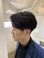 パティオンツー(PATIONN2)&nbsp;メンズ大人オールバックツーブロック刈り上げマッシュスタイル