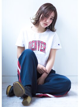 ローエン(ROWEN) 『ROWEN』エッジショート×外ハネ×Throw