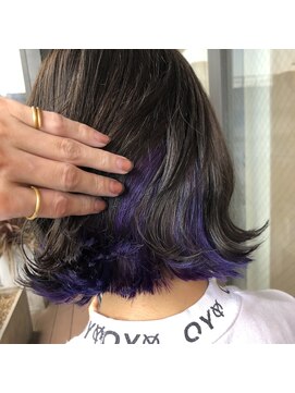 アコット(Acotto.) ブルーとパープルに２色インナーカラー◎