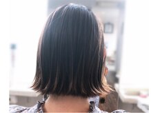 リモ ヘア デザイン(LiMO Hair Design)の雰囲気（LiMOの冬おすすめまろやかブルー！ミディアムスタイルと相性○！）