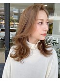 ハイトーンブリーチカラー大人ロング