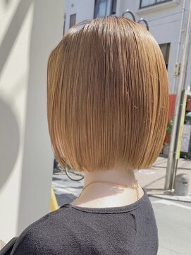 ビューバイネオリーブ 用賀店(Beau'r by neolive) 韓国マッシュインナーカラーテラコッタくすみブルーミニウルフ