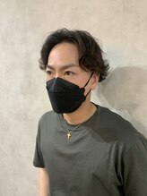 ターフタカサキディエル(TURF TAKASAKI D.L) メンズ☆韓国風カルマパーマ♪