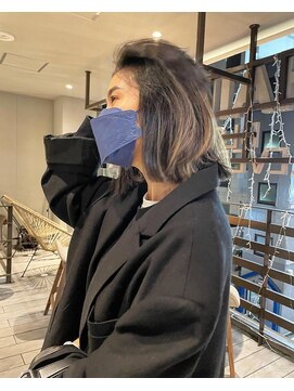 リバレッジ 広尾(Leverage) 【広尾、恵比寿】担当：東田　かきあげミディアムボブ