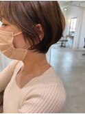 耳かけヘア/ショートボブ
