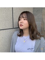 ヘアメイク マルナ 大通店(HAIR MAKE MALUNA) 【MALUNA 嵐】ナチュラルハイライト × グレージュカラー