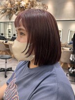 ロンドプロフィール 浦和(Lond profil)&nbsp;前髪カット顔まわり似合わせ外ハネくびれレイヤーミディ