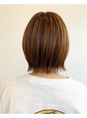 ハイライト×ボブウルフ