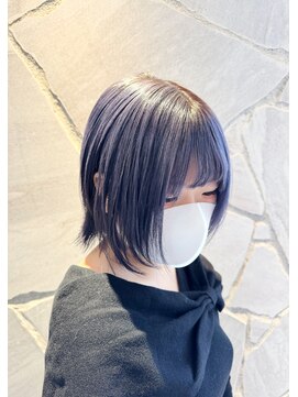 アローラ バイ ヘッドライト 横浜関内店(AROLA by HEADLIGHT) 外ハネボブ×グレーパープル