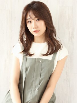 キュレア(C..ure.are) 韓国風レイヤーロング前髪2way下ろし流し