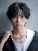 モテる黒髪ネープレスショート束感モテ髪ワックスなしマッシュ