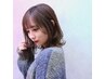 【6月限定】韓国顔周りカット＋髪質改善カラー＋トリートメント