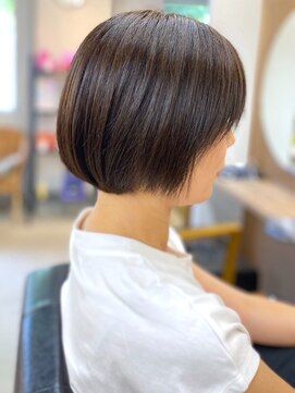 リッチ 菊名店(Rich) 大人ショート　ショートカット　丸みショート　ブラウンカラー