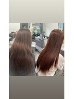 ガルボヘアー 桟橋店(garbo hair)&nbsp;ダークベージュ高知美容院ツヤ髪オイルカラー