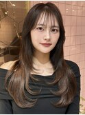 〇小顔前髪顔周り×レイヤーカット○