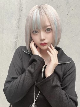 ドットハリス(.Hallis) ホワイトカラー/ボブ/エクステ/ハイトーン/髪質改善