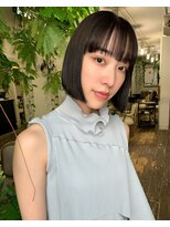 スクレ(s:;cre) 【ミニボブ×ネイビーブルー】