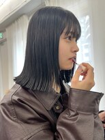 シベル(sibell)&nbsp;20代30代ボブレイヤーボブ顔周りレイヤー韓国風ボブハッシュボブ