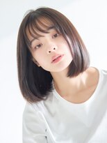 ラフィスヘアーエン 宝塚店(La fith hair enn) 【La fith】暗髪カラー×シースルーバング
