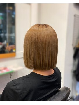 ケースタイルシェノン(K-STYLE CHAINON) ミルクティーベージュ× ボブ