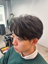 バトー バイ トリコ 船橋北口店(BATEAU by tricot)&nbsp;メンズ × 毛流れパーマ