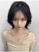 ＠hitoshi__sand ボブ/黒髪/ネビージュ/小顔/ワンレン/大阪梅田