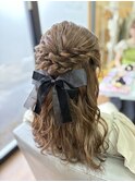 結婚式お呼ばれヘア
