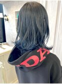 福山市Caaryデザイン裾カラーケアブリーチブルージュカラー春夏