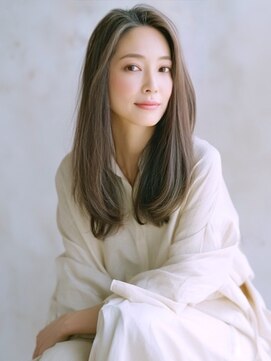 アルトリスト(Altruist Aging×HAIR&SPA) ★ダークアッシュ大人ガーリーボブ着物ミディアムレイヤーカット