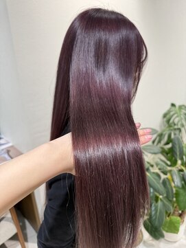 リル 茅ヶ崎(Liru:) くびれヘア/アプリコットオレンジ/夏のヘアアレンジ/茅ヶ崎