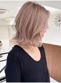 ハイライトバレイヤージュダブルカラーケアブリーチ20代30代