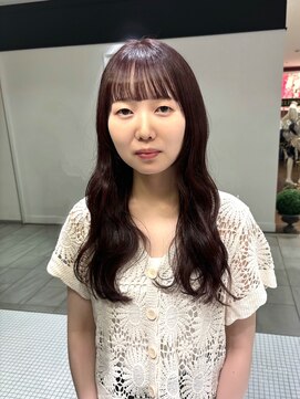 ビーハイブアヴェダ PARCO2店(BEHIVE AVEDA) ブリーチなしラベンダーピンク/sakuya