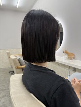 サンド 鹿児島中央(sand) ボブ×縮毛矯正