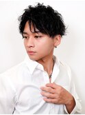 【over hair】センターパート×ツイストスパイラルパーマ