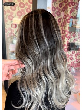 アース 石巻店(HAIR&MAKE EARTH) バレイヤージュカラー