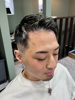 スタンドバーバー 柏(STAND BARBER)&nbsp;MEN’S HAIR/サーフカール/刈り上げセンターパート/柏/柏駅