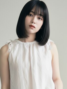 フレイムス ヘアアンドリラックス 赤羽店(Frames hair&relax) 20代30代40代◎切りっぱなしボブ/地毛風カラー/ストレート赤羽