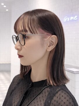 ゲーム 原宿店(GAME) インナーカラー/ピンクベージュ