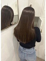 エイチ 梅田(H)&nbsp;タッセルボブセミロングレイヤーボブくるみちゃんヘアパーマボブ
