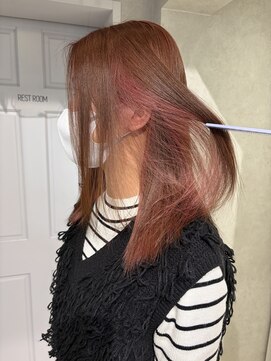 ゼスト クレス(ZEST Cres) 【立川cres小山】オレンジブラウン インナーピンク