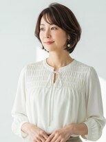 アビエブラン 若江岩田(abije blanc)&nbsp;大人上品なひし形ショートボブ【若江岩田駅】