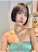 艶ストレート髪質改善ボブ