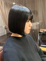 グランドール リュクス(Grandoll Luxe)&nbsp;黒髪艶感ぷつっとミニボブ【城野駅】