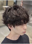 渋谷/シャドウパーマ/無造作パーマ/ルーズパーマ/メンズマッシュ