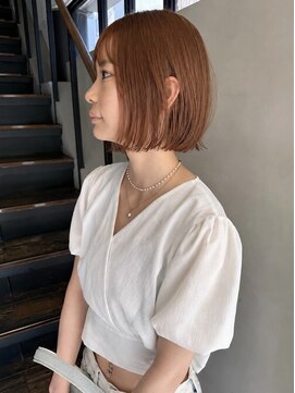ヘアー アイス ルーチェ(HAIR ICI LUCE) ハニーベージュ/ベージュ/ブリーチなしダブルカラー/堀場