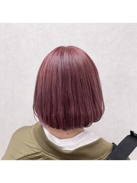 リリー(Lilley) 【lilley 高田彩乃】ナチュラルボブハイトーンピンク(天神/今泉)