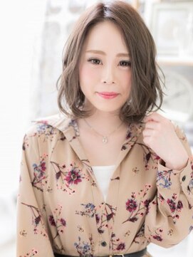 モッズヘア 越谷(mod's hair) *mod's越谷*大人クールな外国人風ウェーブ小顔ボブa