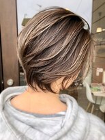 ヘア メイク ココ(hair make coco)&nbsp;毛流れ★★ハイライト×モノトーン(*^^*)