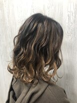 テーラヘアー 木更津本店(TELA HAIR) 大人可愛い外ハネゆる巻きミディ【TELA　HAIR木更津】