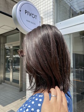 ピボット 北千住(PIVOT) 透明感のあるくびれミディアム☆北千住/北千住美容室/PIVOT